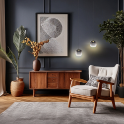 VASO 2 SMOKED 4W hanging lamp