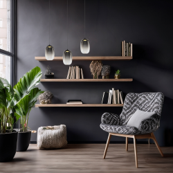 Lampa wisząca VASO 3 SMOKED 4W