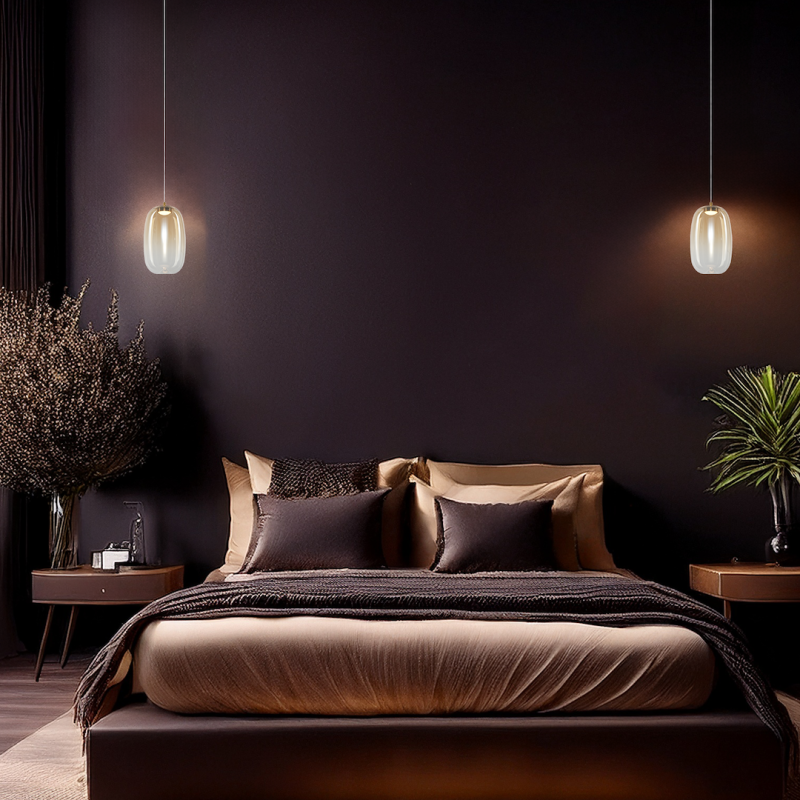 Lampa wisząca VASO 3 AMBER 4W