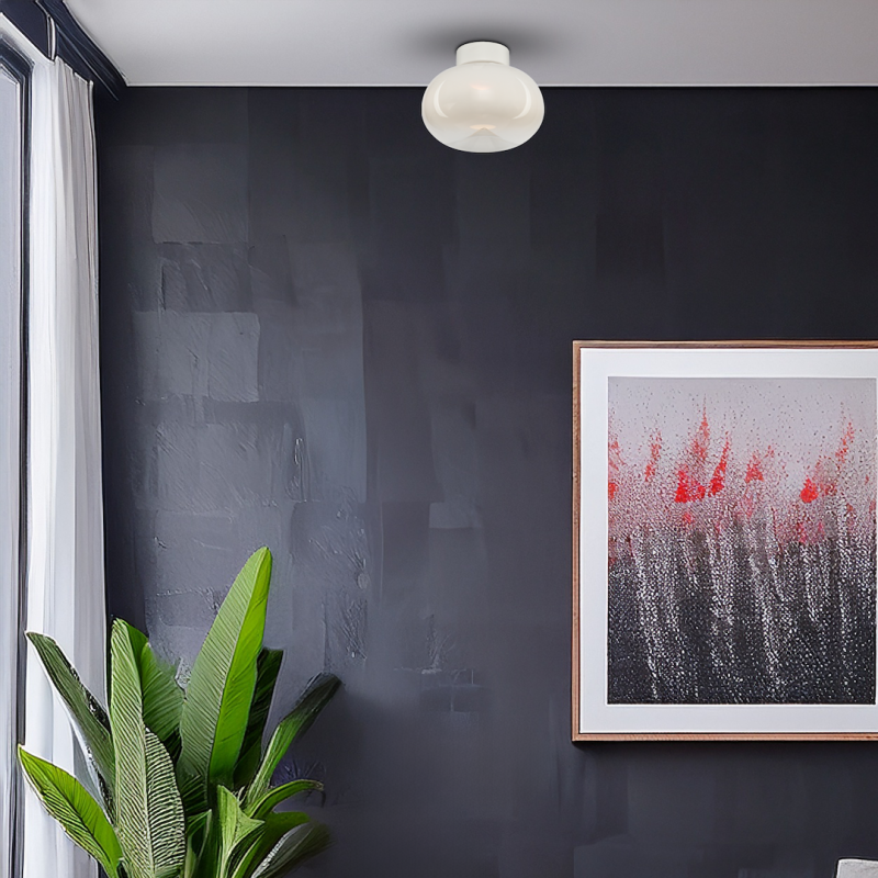 Lámpara de techo Vaso 4W Blanco