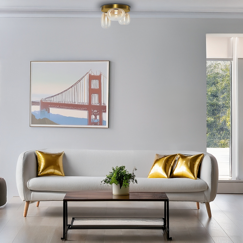 Ceiling lamp VASO AMBER 12W