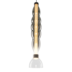 LUCCO smoked 18W pendant lamp