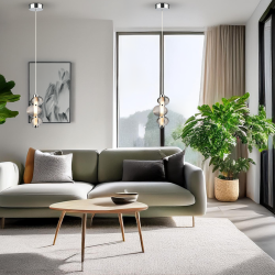 BOLLA SMOKED 12W LED pendant lamp