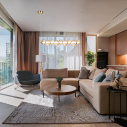 BOLLA GOLD 32W LED pendant lamp