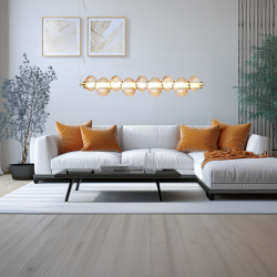 Lámpara colgante BOLLA GOLD 32W LED