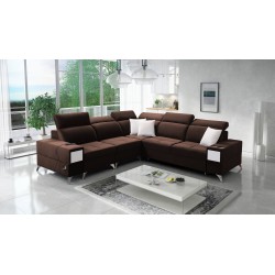 Corner Sofa Porto III with Sleeping Function and USB Port - Elegance Meets Functionality | [Your Company Name]
