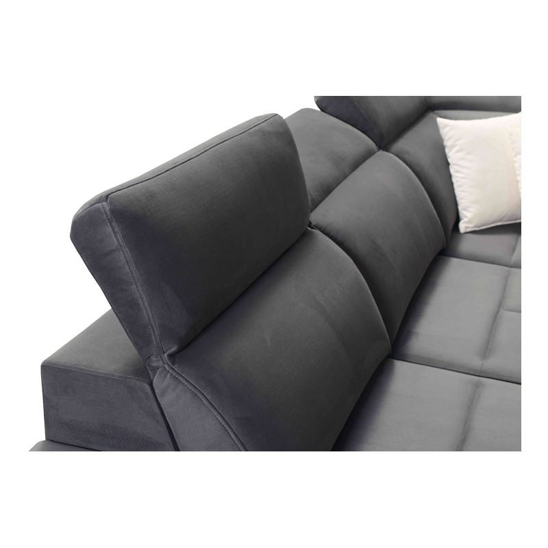 Corner Sofa Porto III with Sleeping Function and USB Port - Elegance Meets Functionality | [Your Company Name]