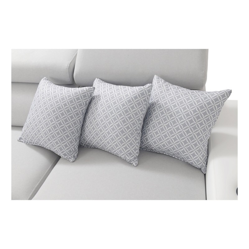 Esquinero Napoli IV Mini con función de cama: la elegancia se encuentra con el confort