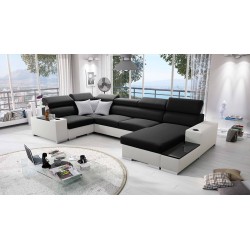Napoli IV Mini corner sofa with sleeping function – elegance meets comfort