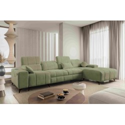 Ballagio XII corner sofa with a sleeping function upholstered in Plecionka, Spring 1115