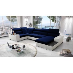 Napoli IV Mini corner sofa with sleeping function – elegance meets comfort