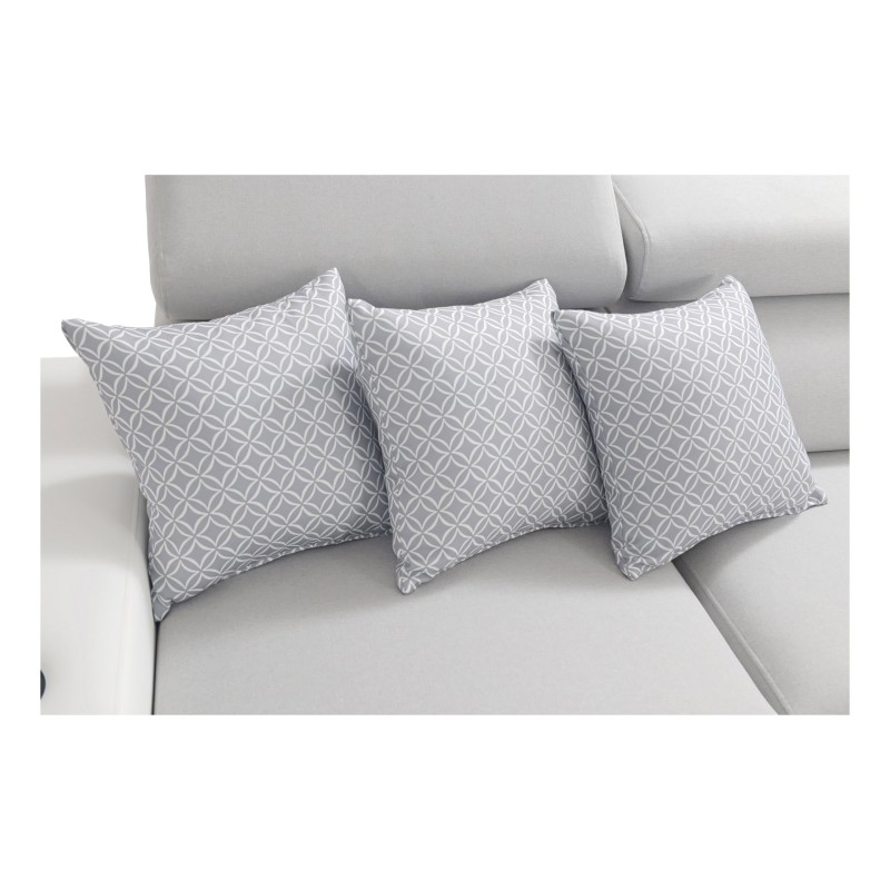 Esquinero Napoli IV Mini con función de cama: la elegancia se encuentra con el confort