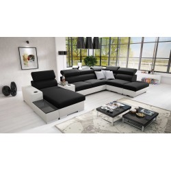 Sofá esquinero Napoli V con función de cama: ¡ideal para tu hogar!