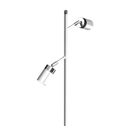 Stehlampe Joker 2xGU10 Weiß / Chrom