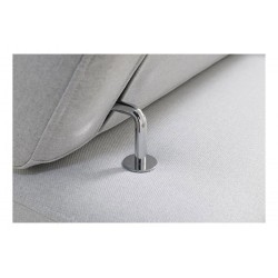 U-shaped corner sofa Napoli VI with a sleeping function and bar - Velvet, Amor Velvet 4314 + Eco-leather + Eco-leather