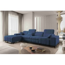 Ecksofa Ballagio XII mit Schlaffunktion bezogen mit Plecionka, Spring 1118