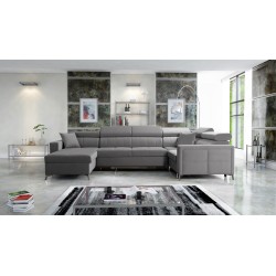 Sofá en forma de U Oslo V Maxi con función de cama | Mueble elegante y cómodo