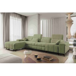 Ballagio XII corner sofa with a sleeping function upholstered in Plecionka, Spring 1115
