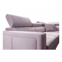 Narożnik w kształcie U Oslo VII z funkcją spania - Velvet, Jaguar 2185