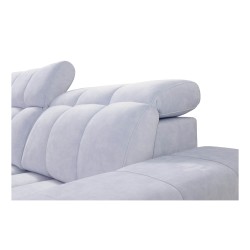 **Meta Title:** U-Shaped Sofa Prisma IV with Sleeping Function | Velvet | Pet Friendly, Terra 75 + Black Eco-Leather