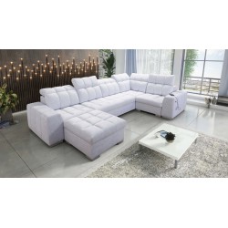 bMeta Title:/b Narożnik w kształcie U Prisma IV z funkcją spania | Velvet | Pet friendly, Terra 80