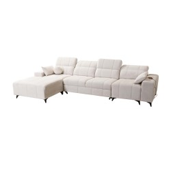 Ballagio XII corner sofa with a sleeping function upholstered in Plecionka, Spring 1101