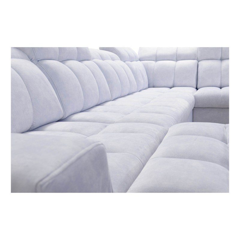 bMeta Title:/b U-Shaped Sofa Prisma IV with Sleeping Function | Velvet | Pet Friendly, Terra 06