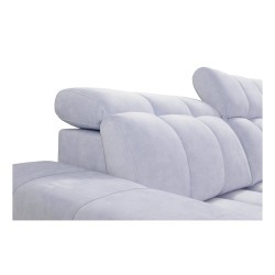 **Meta Title:** U-Shaped Sofa Prisma IV with Sleeping Function | Velvet | Pet Friendly, Terra 75 + Black Eco-Leather