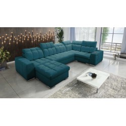 bMeta Title:/b Narożnik w kształcie U Prisma IV z funkcją spania | Velvet | Pet friendly, Terra 75