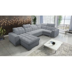 **Meta Title:** U-Shaped Corner Sofa Prisma IV with Sleeping Function | Velvet | Pet Friendly, Terra 92