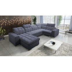 bMeta Title:/b Narożnik w kształcie U Prisma IV z funkcją spania | Velvet | Pet friendly, Terra 96