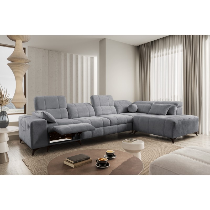 Ballagio XI Mix corner sofa with sleeping and relaxation function – Elegance and functionality in one
