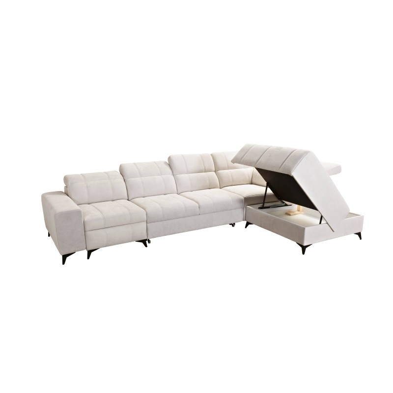 Ballagio XI Mix corner sofa with sleeping and relaxation function – Elegance and functionality in one