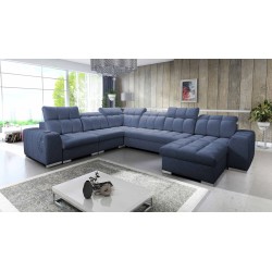 U-shaped corner sofa Prisma VIII with a sleeping function and port