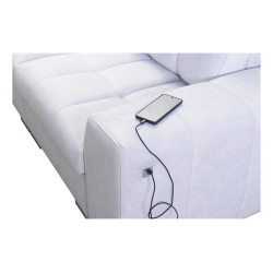 U-shaped corner sofa Prisma VIII with a sleeping function and port