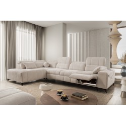 Ballagio XI Mix corner sofa with sleeping and relaxation function – Elegance and functionality in one