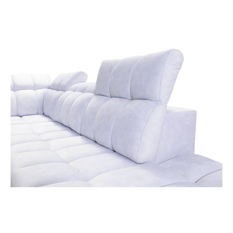 Esquinero Prisma X con función de cama, puerto USB y contenedor para ropa de cama - Velvet | Apto para mascotas, Terra 13