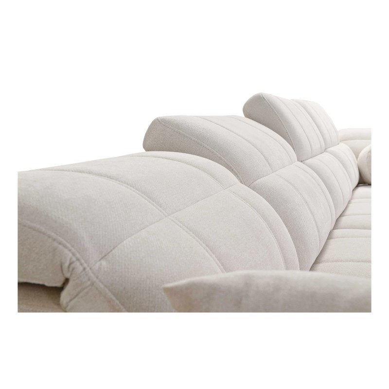 Ecksofa Ballagio XI mit Schlaffunktion im Stoff Plecionka, Spring 1118 – Komfort und Stil in einem