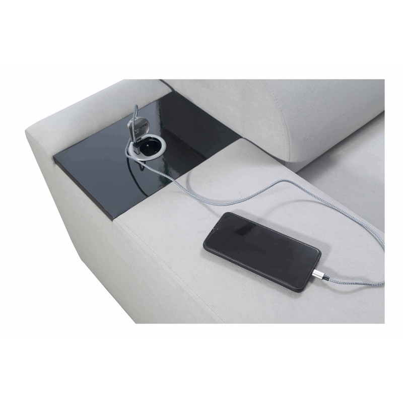 Orbix IV Mini U-shaped sectional with a sleeping function - an unparalleled combination of style and comfort