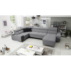 Ecksofa in U-Form Orbix IV Mini mit Schlaffunktion - unvergleichliche Kombination aus Stil und Komfort