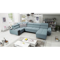 Orbix IV Mini U-shaped sectional with a sleeping function - an unparalleled combination of style and comfort