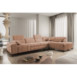 Ecksofa Ballagio XI mit Schlaffunktion in Gewebe Plecionka, Spring 1112 – Komfort und Stil in einem