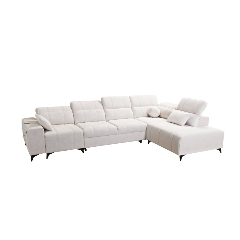 Ecksofa Ballagio XI mit Schlaffunktion in Gewebe Plecionka, Spring 1112 – Komfort und Stil in einem