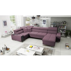 Ecksofa U Orbix IV Maxi mit Schlaffunktion - Samt, Ultario Velvet 2961