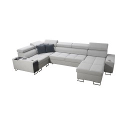 Ecksofa U Orbix IV Maxi mit Schlaffunktion - Samt, Ultario Velvet 2961