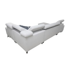 Orbix IV Maxi Corner Sofa with Sleeping Function - Weave, Sawana 96
