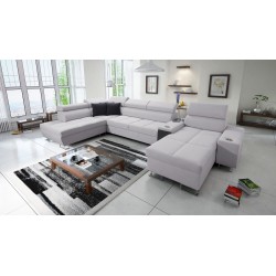 U-förmiges Sofa Orbix V mit Schlaffunktion | Möbel aus Plecionka, Sawana 84 Sawana 84