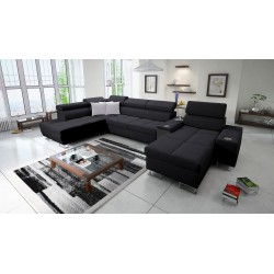U-shaped corner sofa Orbix V with a sleeping function | Furniture with Wicker, Sawana 14 Sawana 84