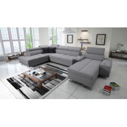 U-shaped corner sofa Orbix V with a sleeping function | Furniture with Wicker, Sawana 21 Sawana 84