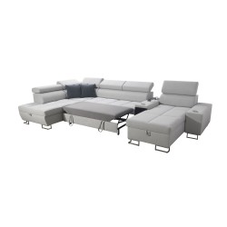 U-shaped corner sofa Orbix V with a sleeping function | Furniture with Wicker, Sawana 21 Sawana 84